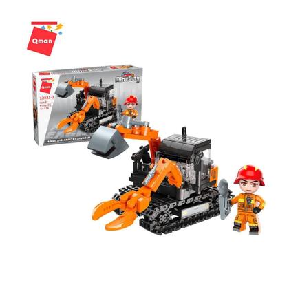 Imagem de Blocos De Montar Escavadeira Multi Braços 176 Peças - Qman