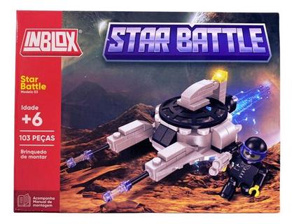 Imagem de Blocos De Montar Infantil Guerra Espacial Brinquedo 99 Pcs