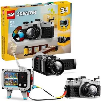 Imagem de Blocos De Montar Lego Creator 3 Em 1 Câmera Retrô 31147