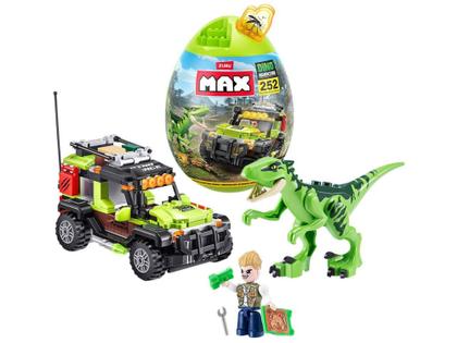 Imagem de Blocos de Montar Max Dino Adventure Egg Capsule - Candide 252 Peças