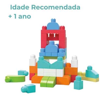 Imagem de Blocos De Montar Mega Blocks Rosa Mattel Dch54