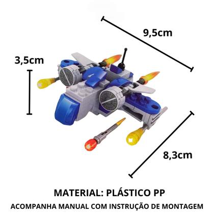 Imagem de Blocos de Montar Mini Infantil Brinquedo Educativo Didático Monta Monta