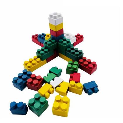 Imagem de Blocos de Montar Monte Fácil 100 peças