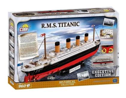 Imagem de Blocos De Montar Navio R.m.s. Titanic 1:450 Cobi 960 Peças