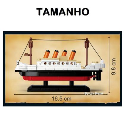 Imagem de Blocos de Montar Navio Titanic Diversos Modelos (194, 350, 607, 1860 Peças)