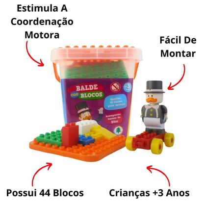 Imagem de Blocos de Montar no Balde - Mundo Bita MONTE LIBANO