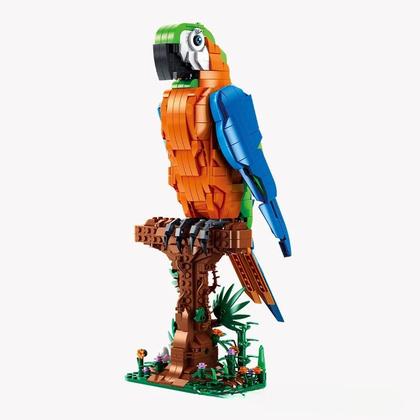 Imagem de Blocos de Montar Papagaio Colorido  Estímulo e Criatividade!
