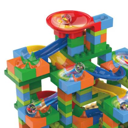 Imagem de Blocos de Montar Pista Infantil Bolinhas de Gude 221 Peças