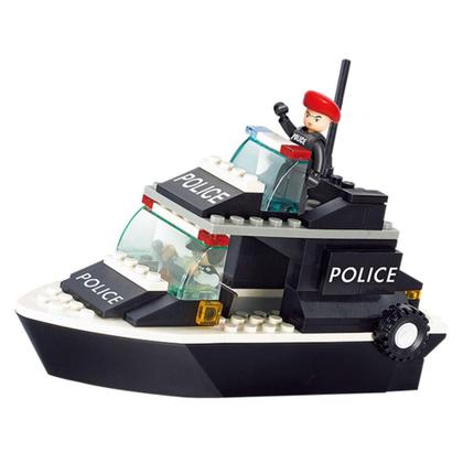 Blocos de Montar Policia Guarda Costeira 98pcs - Br833