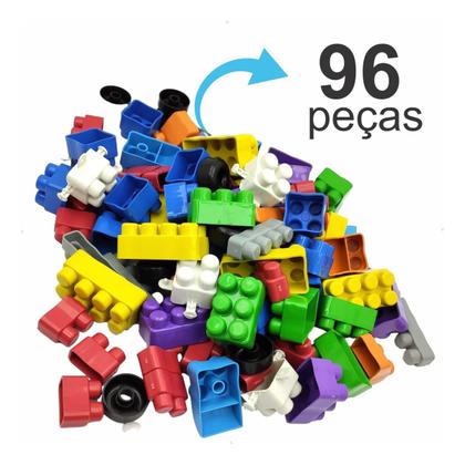 Imagem de Blocos De Montar Slim Educativos 96 Pçs Luctoys 004