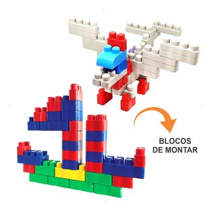 Imagem de Blocos De Montar Slim Educativos 96 Pçs Luctoys 004