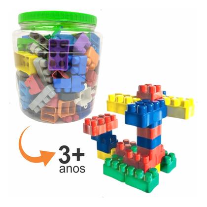 Imagem de Blocos De Montar Slim Educativos 96 Pçs Luctoys 004