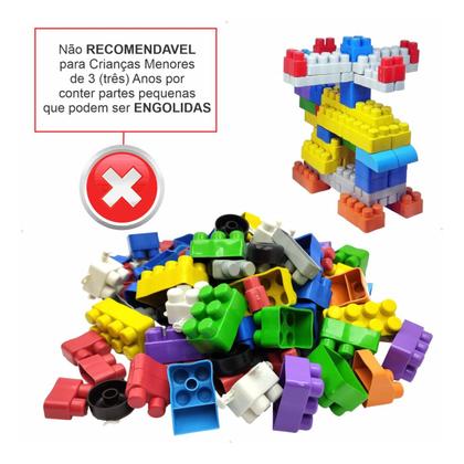 Imagem de Blocos De Montar Slim Educativos 96 Pçs Luctoys 004