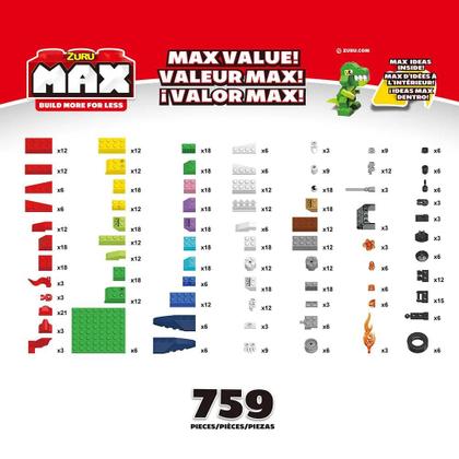 Imagem de Blocos De Montar Zuru Max 759 Peças - Candide