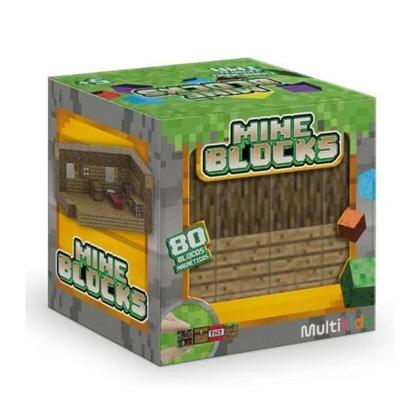 Imagem de Blocos Magnéticos Brinquedo Infantil Estilo Minecraft 80 Pçs