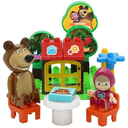 Imagem de Blocos Masha e o Urso Picnic na Floresta - Monte Líbano