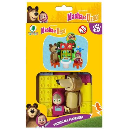 Imagem de Blocos Masha e o Urso Picnic na Floresta - Monte Líbano
