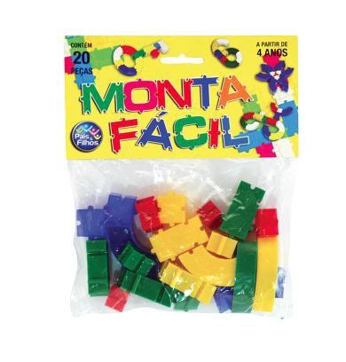Imagem de Blocos monta tudo Monta Fácil 20 pçs Marca Pais&Filhos