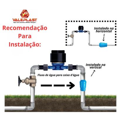 Imagem de Bloqueador De Ar Para Hidrômetro 25mm Redutor Conta D água