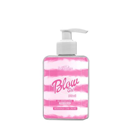 Imagem de BLOW GIRL GEL AROMATIZANTE BEIJÁVEL PARA VIRILHA e CORPORAL MORANGO COM CREME 100% ORIGINAL 