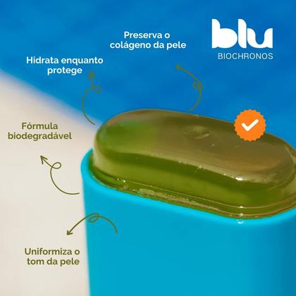 Imagem de Blu Biochronos - Protetor Solar Facial e Labial Em Bastão 15G Fps40 Incolor