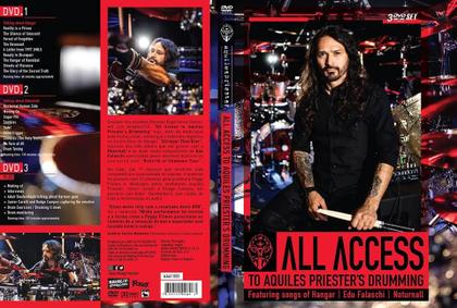 Imagem de Blu-Ray All Access To Aquiles Priesters Drumming com mais de 4 Horas de conteúdo bastidores e shows