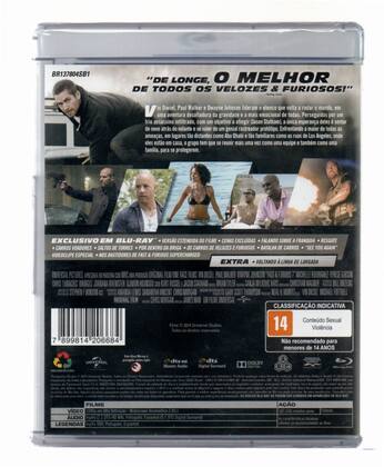 Imagem de Blu ray velozes e furiosos 7 