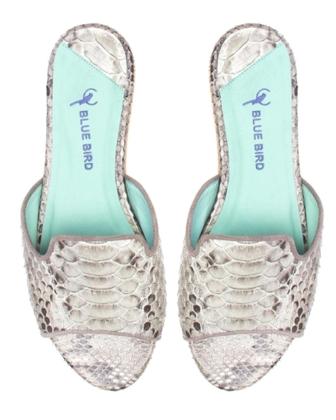 Imagem de Blue Bird Shower Flat Python Off White