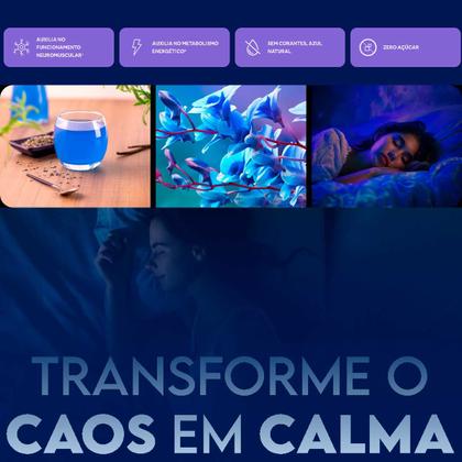 Imagem de Blue Calm Magnésio + Inositol - Sabor Baunilha e Lavanda - 175g - Pura Vida