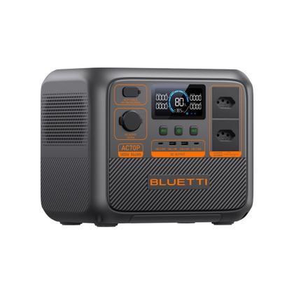 Imagem de BLUETTI AC70P 1000W/864Wh Estação De Energia Portátil
