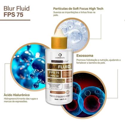 Imagem de Blur Fluid Fps75 Bege Cosmobeauty 50ml