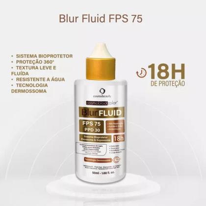 Imagem de Blur Fluid Fps75 Bege Medio Cosmobeauty 50ml