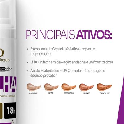 Imagem de Blur LHA Bege Médio FPS 85 Cosmobeauty