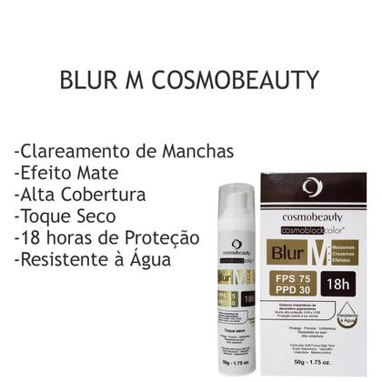 Imagem de Blur M Bege Fps75 Clareador de Manchas Cosmobeauty