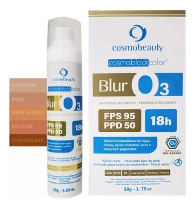 Imagem de Blur O3 Ozonio Cosmoblock Color Fps95 Cosmobeauty 50g