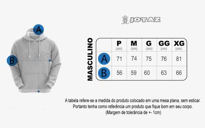 Imagem de Blusa  Agasalho do Santos Sempre Santos com Capuz e Canguru Preta - Oficial