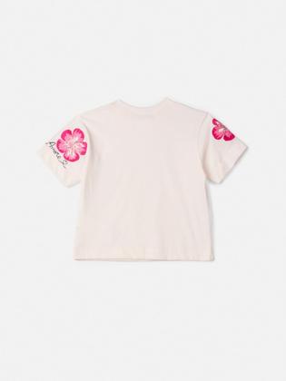 Imagem de Blusa aplique flor gelato braço animê