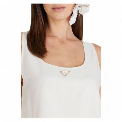 Imagem de Blusa Básica Lança Perfume Com Aplique Frontal