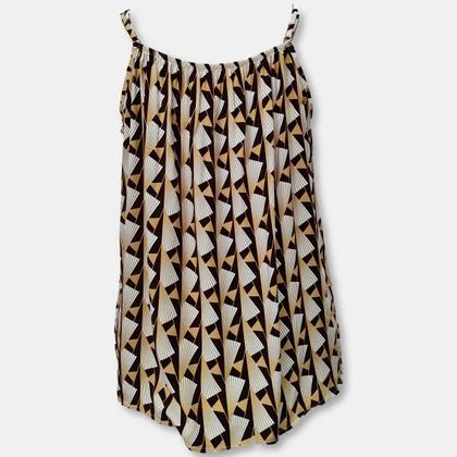 Imagem de Blusa Bata Alça Com Regulagem Viscose Estampada Gg Plus Size