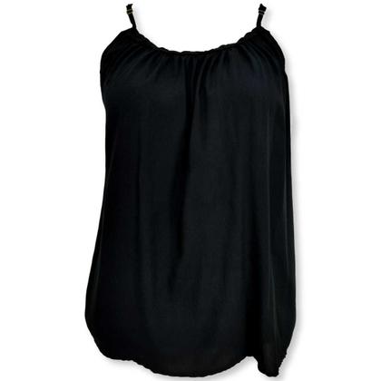 Imagem de Blusa Bata Alça Com Regulagem Viscose Estampada Gg Plus Size