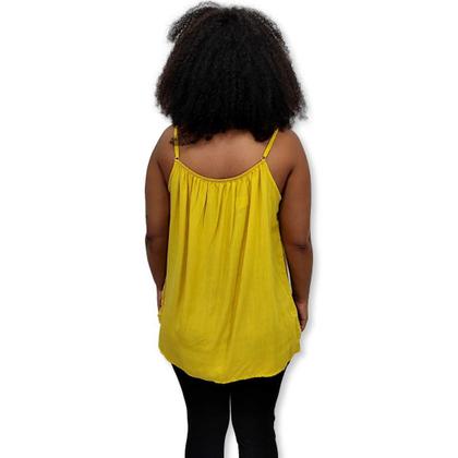 Imagem de Blusa Bata Alça Com Regulagem Viscose Estampada Gg Plus Size