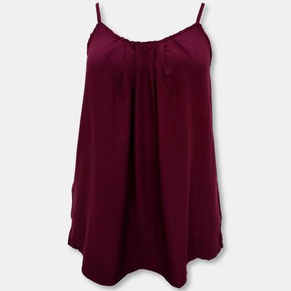 Imagem de Blusa Bata Alça Com Regulagem Viscose Estampada Gg Plus Size
