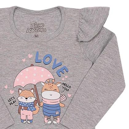 Imagem de Blusa Bicho Bagunca Com Babado Bebe - 10020