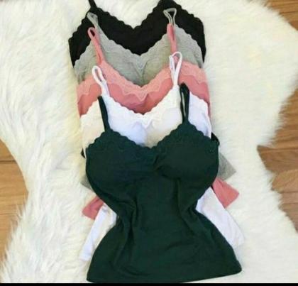 Imagem de Blusa Blusinha Com Bojo Viscolaycra De Alcinha