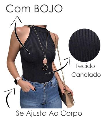 Imagem de Blusa Blusinha Feminina Basica Lisa Gola Alta Com Bojo Manga Curta Atacado - Magazinemds