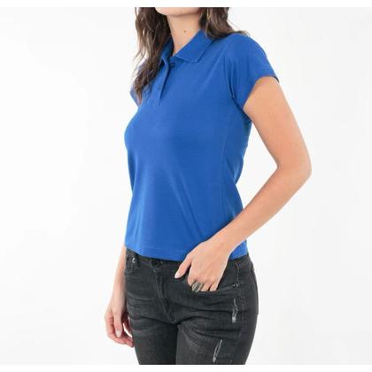 Imagem de Blusa blusinha feminina polo básica algodão fashion