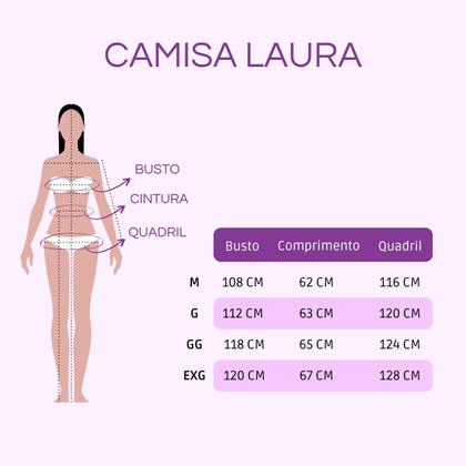 Imagem de Blusa Camisa Feminina Social Botões Manga 3/4 Formal Laura
