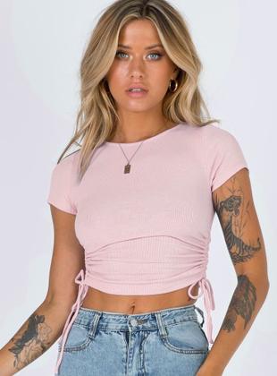 Imagem de Blusa, camiseta sexy de manga curta para mulheres