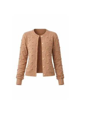 Imagem de Blusa Casaquinho Cardigan Tricot Feminino Com Botão R111