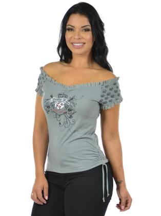 Imagem de Blusa ciganinha poli  viscose fenomenal(sem elasticidade)